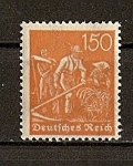 Stamps Germany -  Republica de Weimar./ Agricultores.