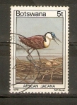 Stamps Africa - Botswana -  AVE   ZANCUDA   AFRICANA