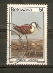 Stamps Botswana -  AVE   ZANCUDA   AFRICANA