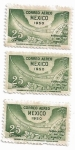 Sellos del Mundo : America : M�xico : mexico 25 cent 1950
