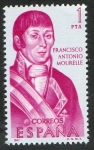 Sellos de Europa - Espa�a -  1821- Forjadores de América.Francisco Antonio Mourelle ( 1755- 1820 ).