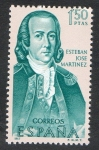 Stamps Spain -  1823- Forjadores de América.Esteban José Martinez.