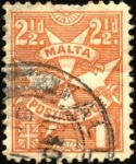 Stamps Malta -  Timbre impuesto.