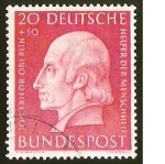 Stamps Germany -  JOH. FRIEDR. OBERLIN - DEUTSCHE BUNDESPOST