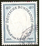 Stamps Germany -  FRIEDRICH VON SCHIFFER - DEUTSCHE BUNDESPOST