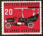 Stamps Germany -  50 JAHRE KRAFTPOST - DEUTSCHE BUNDESPOST