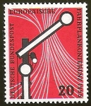 Stamps Germany -  EUROPAISCHE FAHRPLANKONFERENZ - DEUTSCHE BUNDESPOST