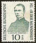 Stamps Germany -  ADOLPH KOLPING - DEUTSCHE BUNDESPOST