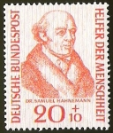 Stamps Germany -  DR: SAMUEL HAHNEMANN - DEUTSCHE BUNDESPOST