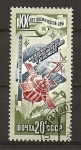 Stamps : Europe : Russia :  20 Aniversario de la Era Espacial.