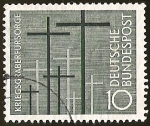 Stamps Germany -  KRIEGSGRABERFURSORGE - DEUTSCHE BUNDESPOST