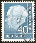 Stamps Germany -  PROF. HEUSS KLEINFORMAT - DEUTSCHE BUNDESPOST