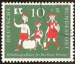 Stamps Germany -  BERLINER KINDER - DEUTSCHE BUNDESPOST