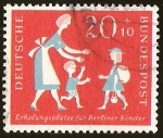 Stamps Germany -  BERLINER KINDER - DEUTSCHE BUNDESPOST