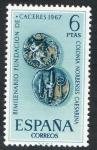 Sellos de Europa - Espa�a -  1829- Bimilenario de la fundación de Cáceres. Denario romano.