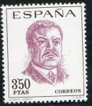 Stamps Spain -  1832- Centenarios de celebridades. Rubén Darío.