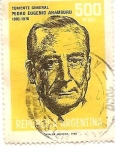 Stamps : America : Argentina :  Pedro Aramburu