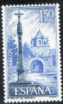 Stamps Spain -  1834- Monasterio de Veruela. Calvario y puerta exterior.
