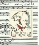 Stamps Liechtenstein -  Schubert