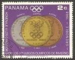 Stamps : America : Panama :  476 - Olimpiadas de Invierno en Genoble 1968