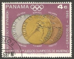 Stamps : America : Panama :  478 - Olimpiadas de Invierno en Genoble 1968
