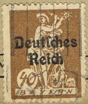 Stamps : Europe : Germany :  DEUTCHES REICH
