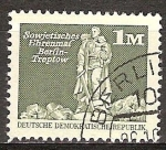 Stamps Germany -  Monumento soviético en Treptow Park,Berlin.DDR.