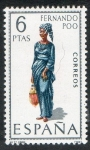 Stamps : Europe : Spain :  1843-Trajes típicos españoles. Fernan. Poo. 