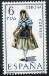 Sellos de Europa - Espa�a -  1844- Trajes típicos españoles. Gerona.