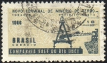 Stamps : America : Brazil :  Inauguration Nwe Mineral Terminal - Tubarões ES