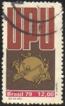 Stamps : America : Brazil :  Union postal universal