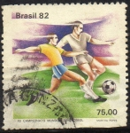 Sellos de America - Brasil -  Campeonato mundial de futbol