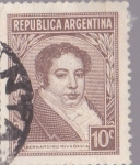 Stamps Argentina -  Republica Argentina - Bernardino Rivadavia