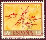 Sellos del Mundo : Europa : Espa�a : 1967 Homenaje al pintor desconocido. Cueva de Morella - Edifil:1779