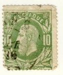 Sellos de Europa - B�lgica -  Rey Leopoldo II Ed 1869