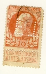 Stamps Belgium -  Rey Leopoldo II Ed 1884