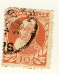 Stamps Belgium -  Rey Leopoldo II Ed 1884