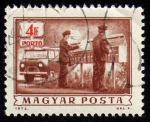 Stamps Hungary -  Carteros