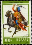 Stamps Hungary -  KURUC LOVAS - 1710