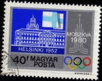 Stamps Hungary -  MOSZKVA  1980