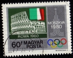 Sellos de Europa - Hungr�a -  MOSZKVA  1980