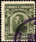 Stamps America - El Salvador -  Francisco Morazán. 1921.