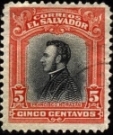 Stamps America - El Salvador -  Francisco Morazán. 1911.