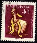 Sellos de Europa - Hungr�a -  JOS HAYDN HALALANAK EVFORDULOJA - 1959