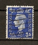 Stamps United Kingdom -  Jorge VI / Fondo Oscuro.