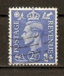 Stamps United Kingdom -  Joge VI / Fondo Claro.