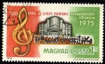 Stamps Hungary -  100 EVES A LISZT FERENC ZENEMUVESZETI FOISCOLA