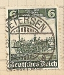 Stamps Germany -  Locomotora primitiva