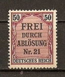 Stamps : Europe : Germany :  Servicio./ Imperio.