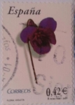 Stamps Spain -  flora: violeta 2007